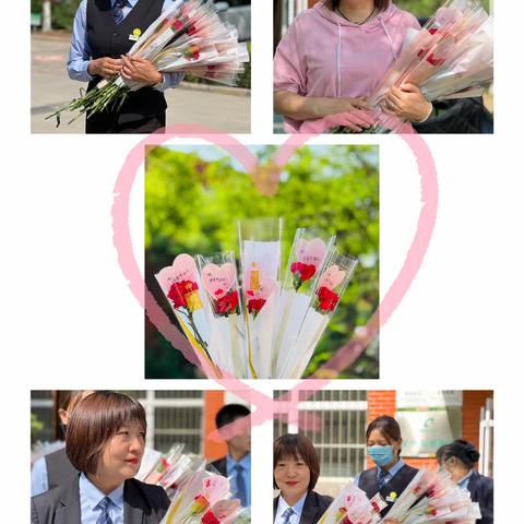 【心服务·万和在行动】万和城社区携手辖区物业公司开展“情暖五月·感恩母亲”送花活动