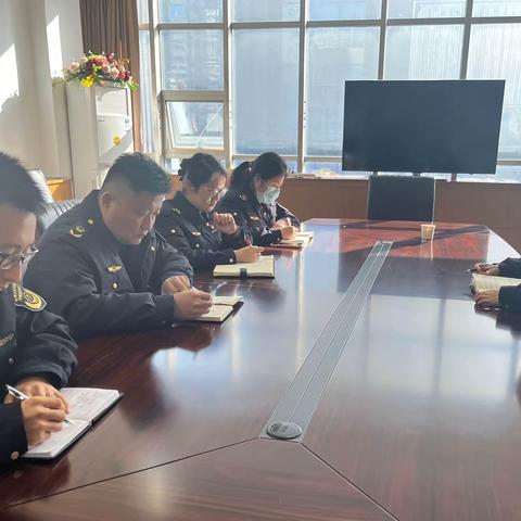 及时传达，周密部署--区局党政办公室召开工作例会