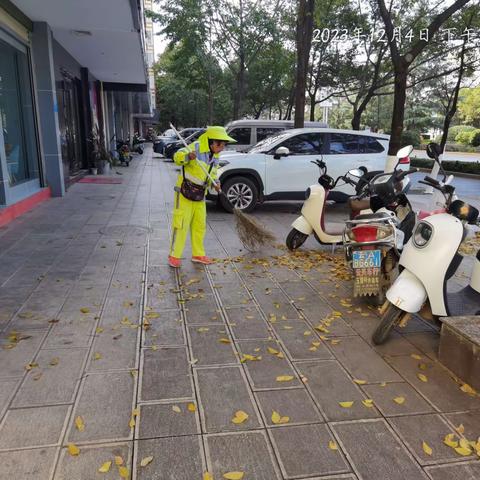 【宜良玉禾田】净环境，保安全，冬日保洁不放松