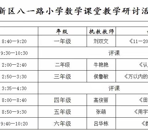 教有所得，研有所获——菏泽鲁西新区八一路小学数学研讨活动