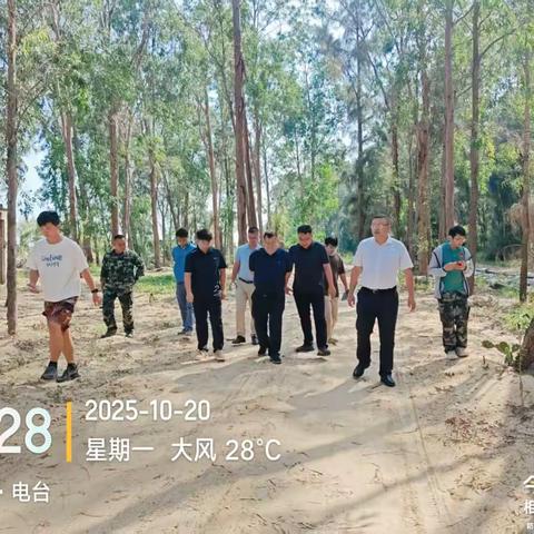 王飞带队赴新龙、感城、板桥开展海水养殖取排水管问题整改调研及巡林工作