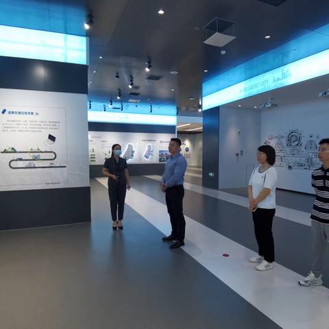 北京同创蓝天云科技公司一行到访我区