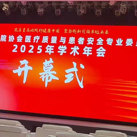 中国医院协会医疗质量与患者安全专委会2025年学术年会在武汉召开