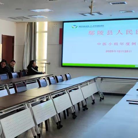 鄢陵县人民医院召开中医小组年度总结会