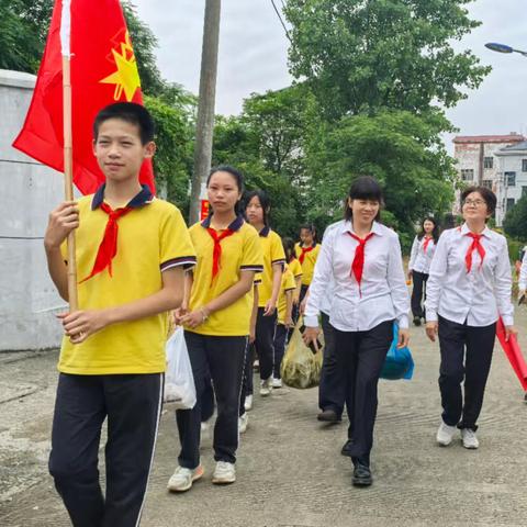 迎端午爱洒养老院，学雷锋情暖老人心  ---全州镇大新小学进养老院献爱心慰问活动