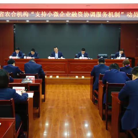 渭城农商行传达学习省联社小微企业融资协调机制会议精神