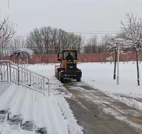 临邑县宿安乡旭升小学防范应对低温雨雪冰冻灾害工作