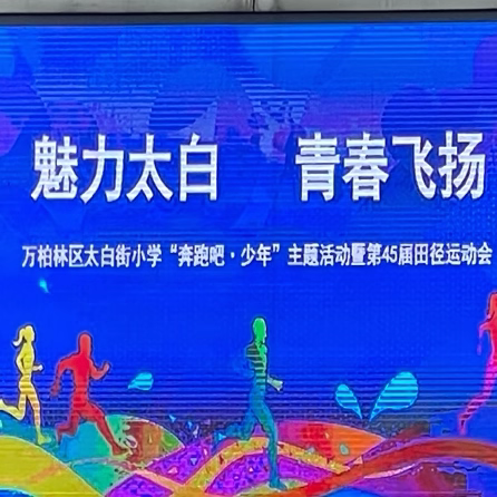 万柏林区太白街小学“奔跑吧！少年”主题活动暨第45届田径运动会