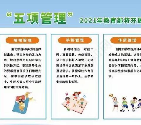 落实“双减”政策，夯实“五项管理”——胜岭小学“五项管理”工作告家长书