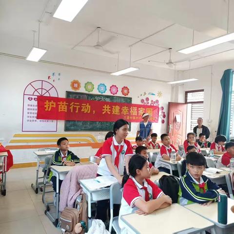 六盘村开展“护苗行动、共建幸福家园”活动