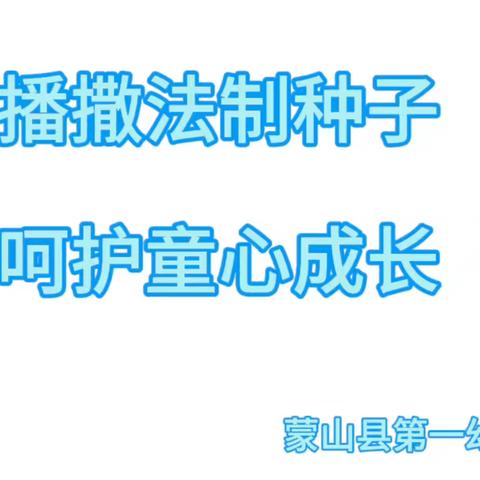 萌娃探法院  法槌励童心——蒙山县第一幼儿园大班幼儿走进法院社会实践活动