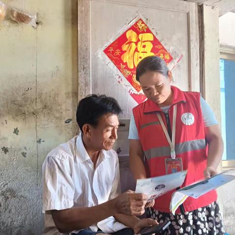 三家镇网格员开展禁毒宣传工作