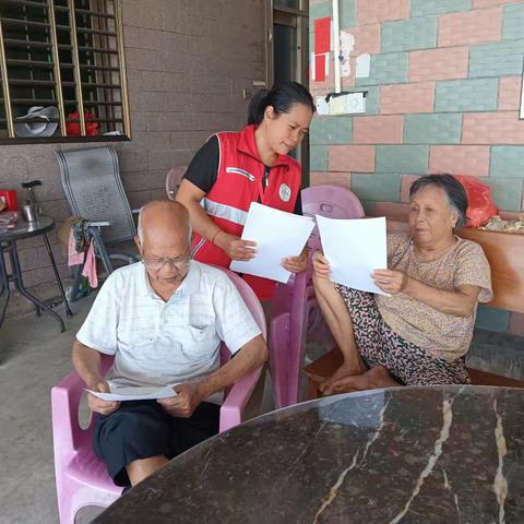 三家镇网格员开展防电信诈骗宣传工作