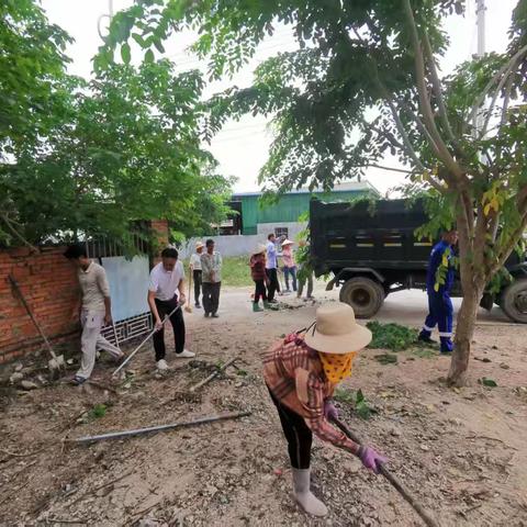 窑上村开展迎检环境卫生专项整治行动