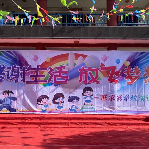 感谢生活，放飞梦想——麻家寨学校演讲比赛