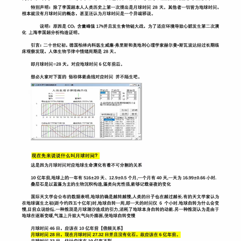 【心理学第一 定理 威廉 · 弗里斯、赫尔曼•斯瓦波达、李国超定理】心里情绪周期为月球时间28天