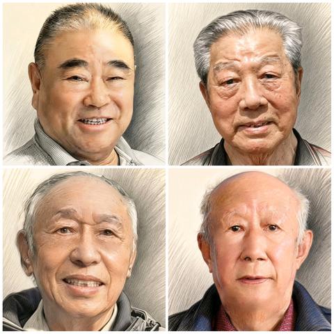 辽宁建行老同志 精品头像集1〖二级分行篇〗