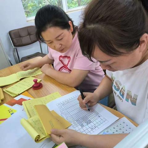 作业检查展风采 务实常规提质量— 老冀庄小学开展作业检查活动