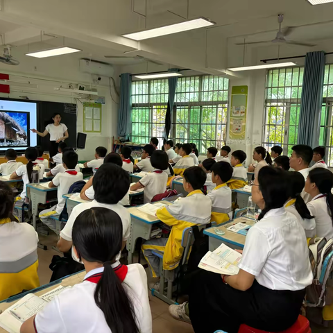 “小学数学统计概率与黎苗文化融合实践作业设计行动研究”课题组研究课(八)