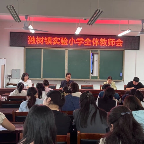“人生在勤，不索何获”———独树镇红军小学5月6日至5月11日周工作总结