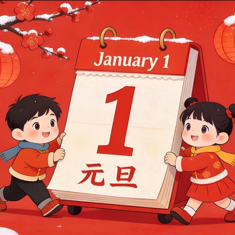 南通市易家桥幼儿园2026年元旦放假通知及温馨提示