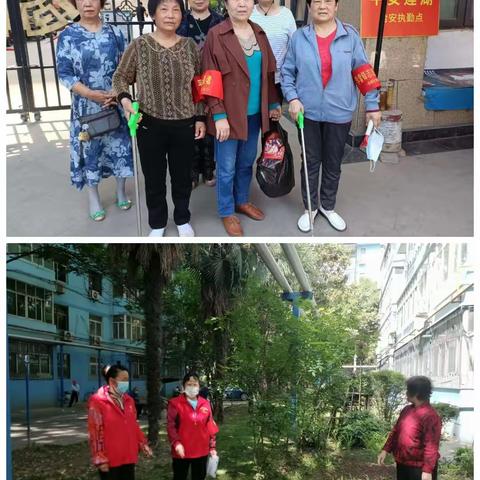 【莲湖★枣园】心治理·舒心美丽家‖小区飘扬志愿红  一起扮靓美丽家