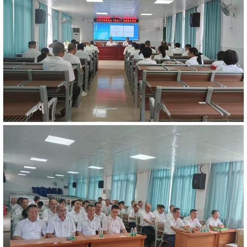 八甲中学开展党总支“庆七一”主题党日活动，学习贯彻党的二十大精神