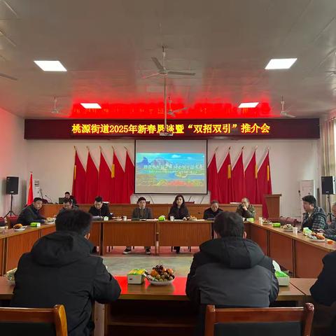 群贤毕至叙乡情，同心实干谋发展———桃源街道召开2025年新春恳谈暨“双招双引”推介会