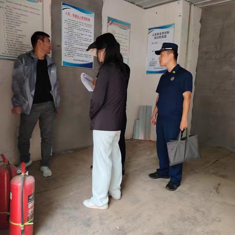 太平镇消防所联合元平路综合执法队开展联合检查