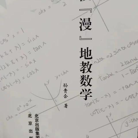 《慢“漫”地教数学》读书分享