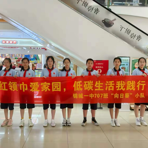 红领巾在行动｜锦城一中707向日葵小队的绿色夏日实践记