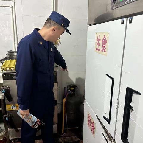 泾河大队开展城镇燃气消防安全专项整治