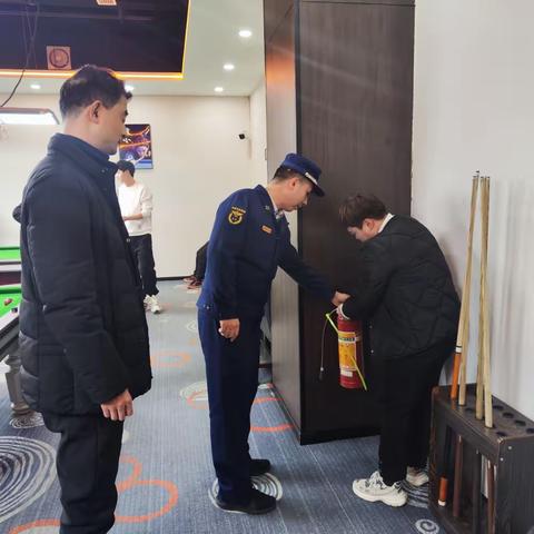 泾河大队开展元旦节日期间消防安全检查