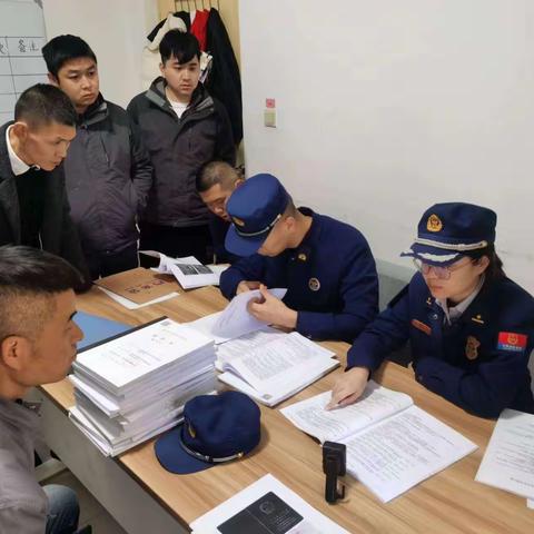 泾河大队深入消防安全重点单位开展冬春火灾防控专项检查