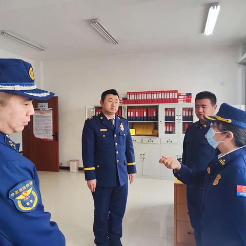 支队督导组对泾河大队各消防所消防安全集中除患攻坚大整治行动开展工作督导检查