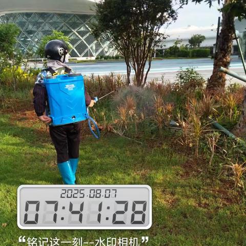 重庆两江新城城市管理运营公司关于对会展中心及西海岸带状公园开展内灭蚊虫消杀的工作
