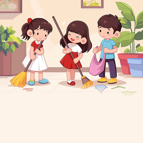 小小少年志愿行，楼道清扫暖人心——洋安小学602班蓝精灵书友队