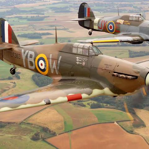 英勇的不列颠空战双雄 ——我的喷火和飓风式战斗机模型制作记  图/文  江东