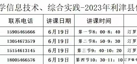 2023年利津县小学信息技术、综合实践活动优质课评选活动圆满举行