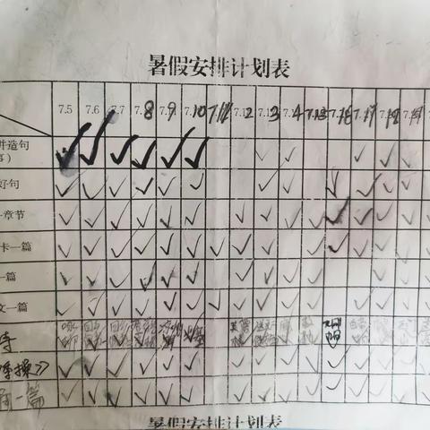 鲲博丰富多彩的一年级暑假生活