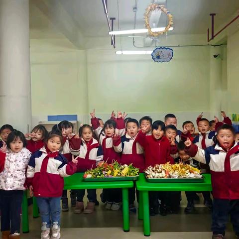 板溪镇中心幼儿园中班元旦美食派对🎉