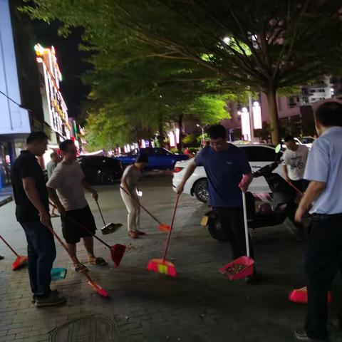 县委政法委继续深入责任路段开展创文巩卫工作