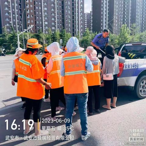 洺河综合管理中心——防暑降温绿豆汤，关爱暖人送清凉