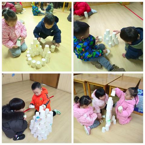 【自主游戏】“小纸杯大建构”——爱嘉贝幼稚园阳光一班自主游戏案例分享