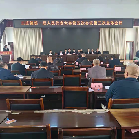 笃行实干求实效，奋楫争先谱新章——王庄镇第一届人民代表大会第五次会议胜利召开