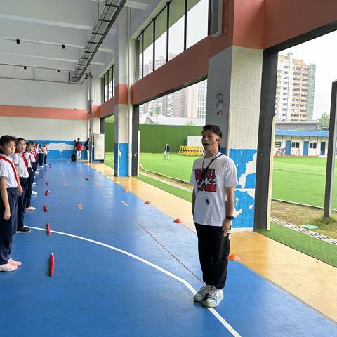 优课促成长，风采齐飞扬——汉阳区小学体育课竞赛钟家村小学比赛现场