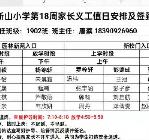 【爱心护学】以爱筑岗  温情护学——1902班护学岗