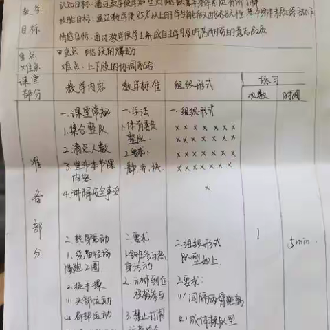 让运动挥洒汗水，让青春闪耀光芒——新课记实