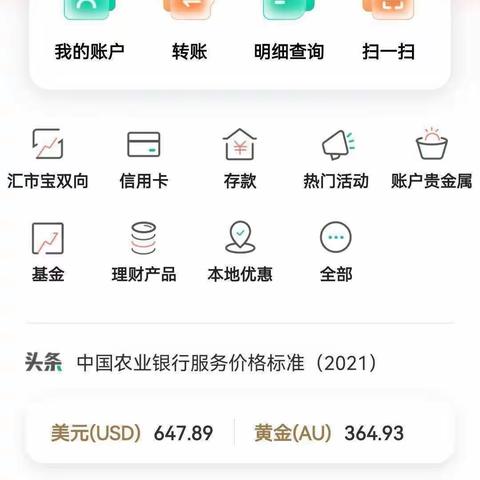 农业银行滨熙园冻资操作指南