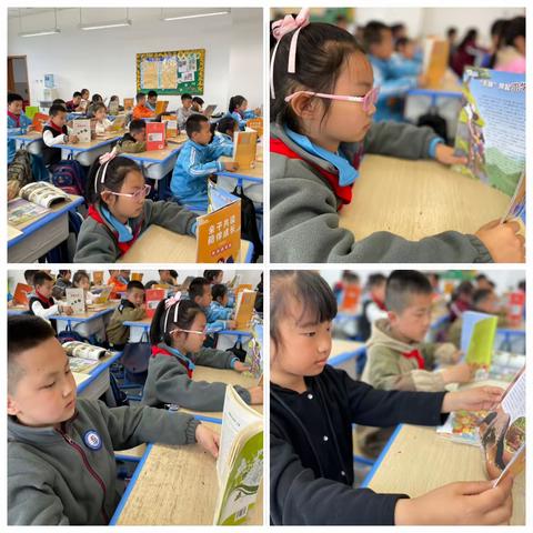 携一缕书香，漫步成长——荣华小学三五班读书月总结
